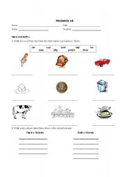 English Worksheet: PHONICS FOR KIDS
