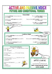 Active and Passive Voice - Future and Conditional Tenses