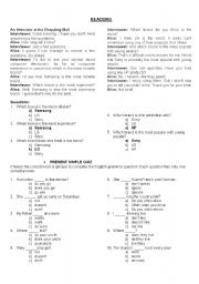 English Worksheet: Present simple