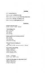 English worksheet: test