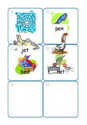 English worksheet: short vowel_e