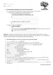 English Worksheet: present perfect and simple past