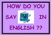 English Worksheet: CLASSROOM LANGUAGE - EIGHT FUNNY FLASHCARDS