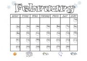 English Worksheet: Calendar and weather