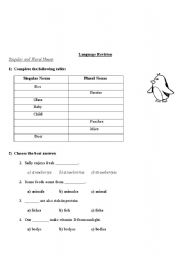 English worksheet: grammar