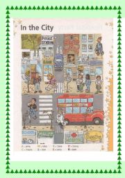 English Worksheet: IN THE CITY