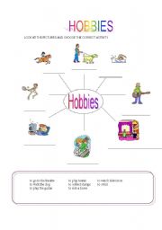 English Worksheet: Hobbies