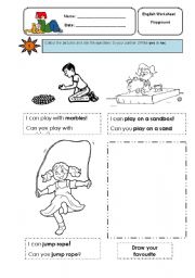English worksheet: Can/Cant