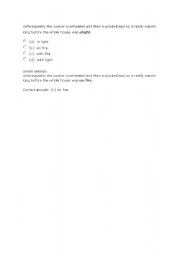 English Worksheet: idioms1