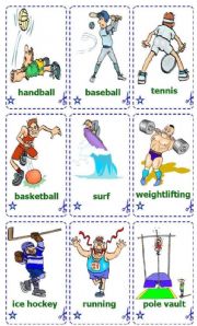 Sports _ Cards / Flash-cards