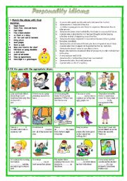 Personality idioms 2