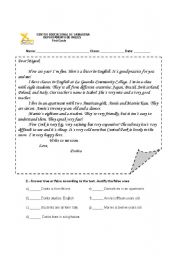 English Worksheet: Countries, Nationalities and adjectives
