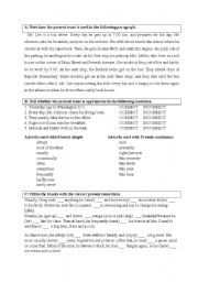 Present simple & continuous tense