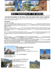 NEW 7 WONDERS OF THE WORLD (Part I)