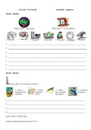 English Worksheet: The classroom 1