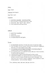 English worksheet: lesson plan on review comparative 