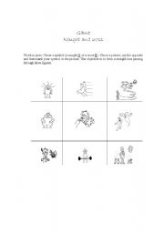 English Worksheet: Nought and cross