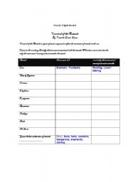 English Worksheet: Carnival of the Animals