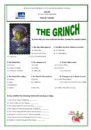 English Worksheet: The Grinch