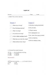 English worksheet: General English Test