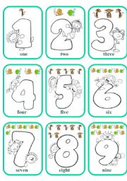 Numbers Games Cards (Colour)