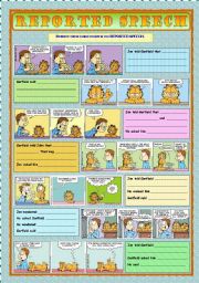 Reported Speech with Garfield