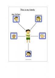 English worksheet: Family Tree 