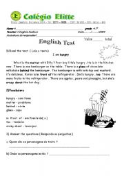 English Worksheet: english test 