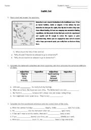 English worksheet: Adolescents III