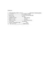 English worksheet: Exercise of Simple Present Forms