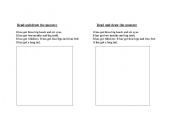 English Worksheet: read and draw- has got