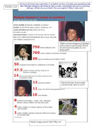 Michael Jacksons career figures and facts