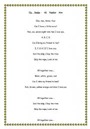 English worksheet: Song by Beatles