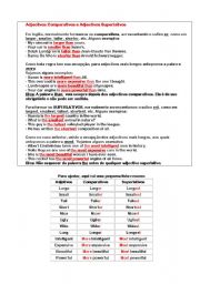 English worksheet: Comparatives adjectives in PT