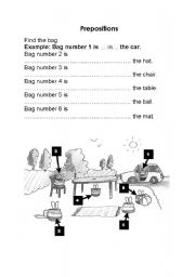 preposition worksheet 2