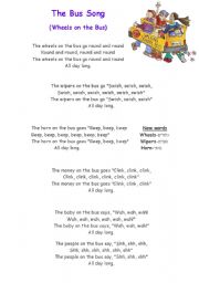 English Worksheet: the bus 