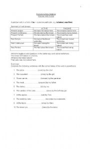 English worksheet: Passive Voice worksheet