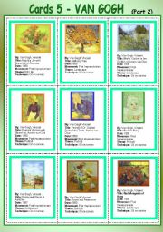 Cards 5 - Van Gogh (Part 2)