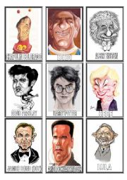FAMOUS people CARICATURES game (3/3)