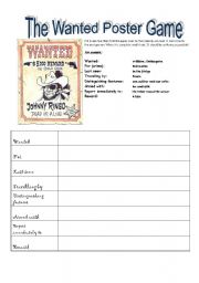 The Wanted Poster Game
