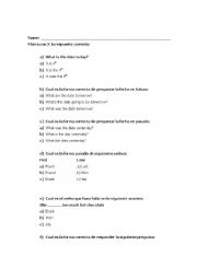 English worksheet: Review