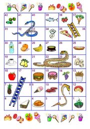 Food Snakes and Ladders