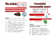 English Worksheet: The article