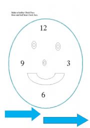 English worksheet: Fun Clock 