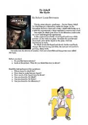 English worksheet: Dr. Jekyll and Mr. Hyde