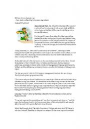 English Worksheet: Mordern Panchatantra Story