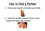 English Worksheet: Daily 5: How to find a reading partner