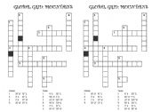 English Worksheet: Global grid Crossword Puzzle