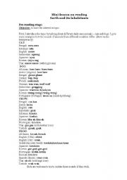 English Worksheet: Sample of the lesson plan using the Internet