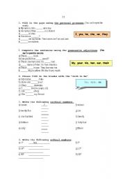 revisions worksheet